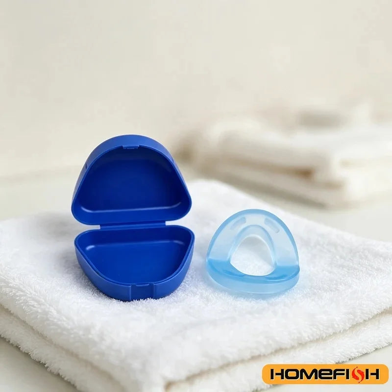 Anti-Snore Mouth Guard – Soft Reusable Sleep Oral Guard to Reduce Snoring, BPA-Free Night Teeth Cushion for Comfortable Sleep