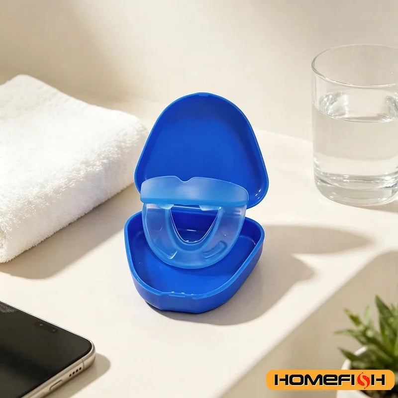Anti-Snore Mouth Guard – Soft Reusable Sleep Oral Guard to Reduce Snoring, BPA-Free Night Teeth Cushion for Comfortable Sleep